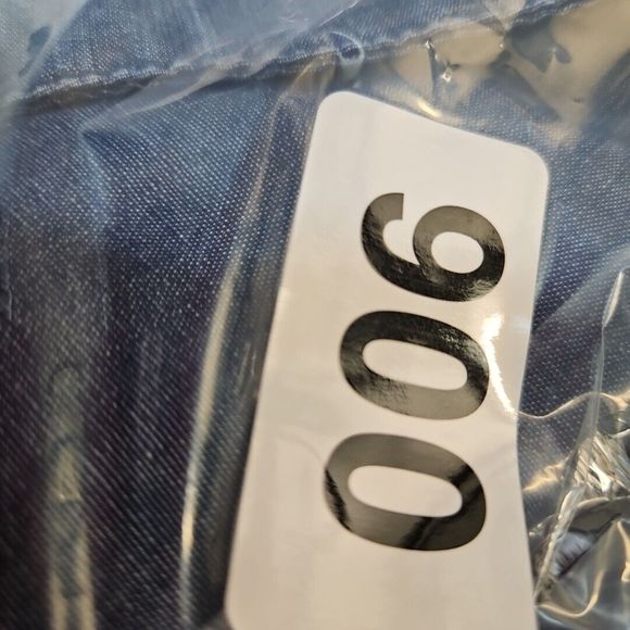 Eloquii Sz 24 Blue Blouse Cotton NEW - Picture 9 of 9